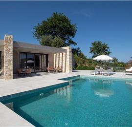 3 bedroom villa with pool & sea view, near Acharavi, sleeps 6